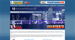 Desktop Screenshot of imobiliariamiami.com.br