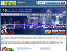 Tablet Screenshot of imobiliariamiami.com.br
